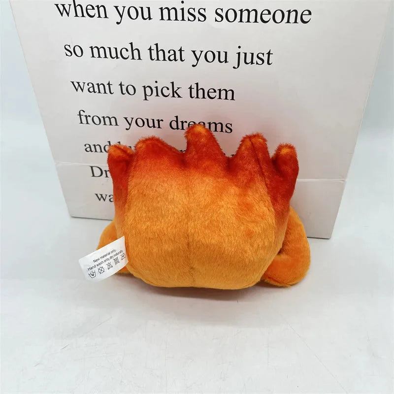 20CM Neue Calcifer Plüschspielzeuge Cartoon gefüllte weiche Puppen Weihnachtsgeschenke Howl’s Moving Castle Calcifer Plüschspielzeug Studio Ghibli