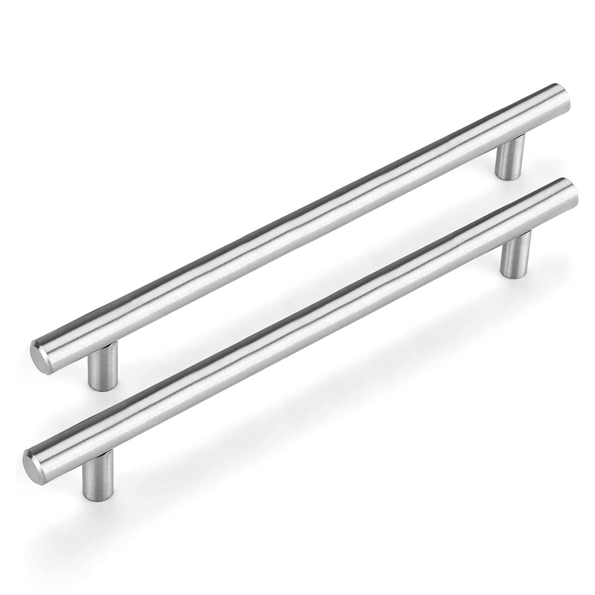 Gebürstetes Nickel Moderne Edelstahl Schubladenbeschläge T-Bar Griffe