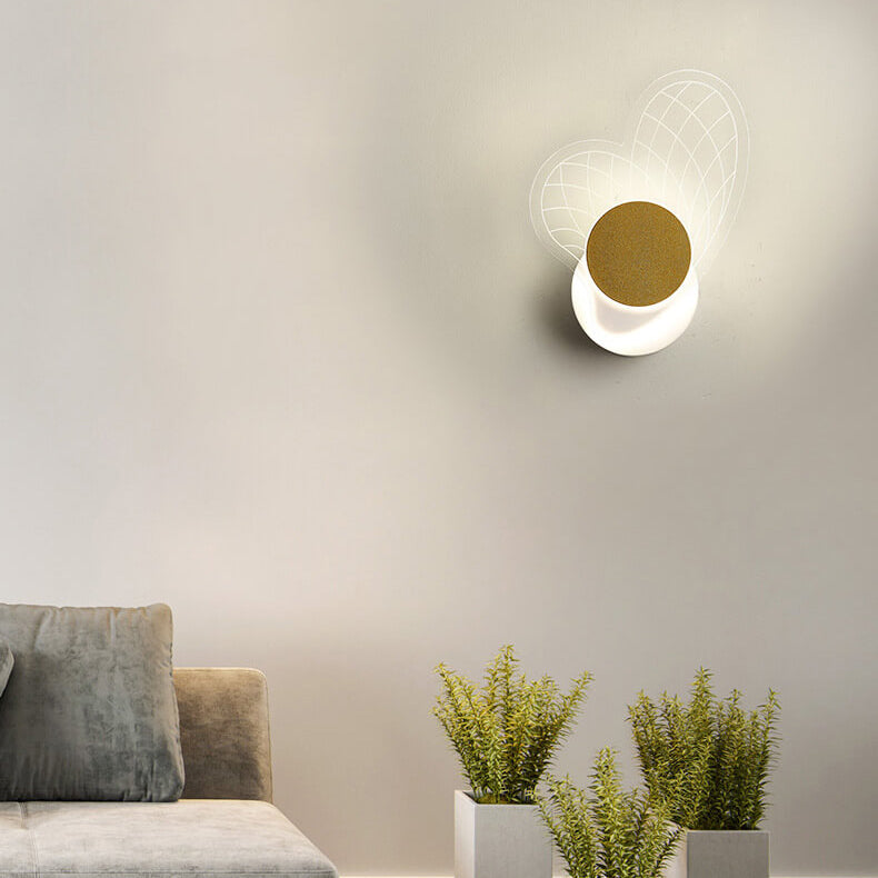 Frendorf | Luxoria Geo LED Wandleuchte | Goldenes Geometrisches Design | Acryl & Modern | Warmes Licht