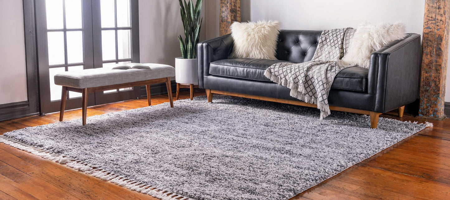 Frendorf | Marlea Hochflor Teppich mit Meliertem Design | Weich & Gemütlich | Perfekt für Wohnzimmer & Schlafzimmer