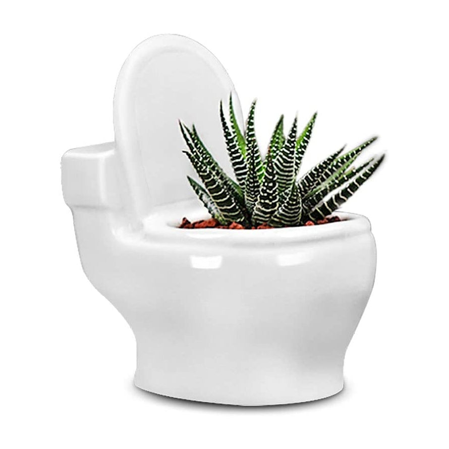 "FloraFlush" Toilettenförmiger Blumentopf