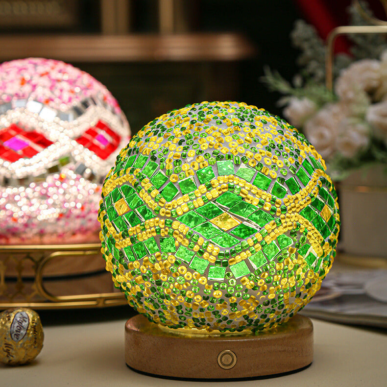 Frendorf | BohoGlow – Moderne Boho Tischlampe mit USB-Ladefunktion