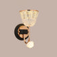 Frendorf | LustreVintage Kristall-Wandleuchte im Retro-Design | Elegante Beleuchtung | Dekorative Wandlampe für Zuhause