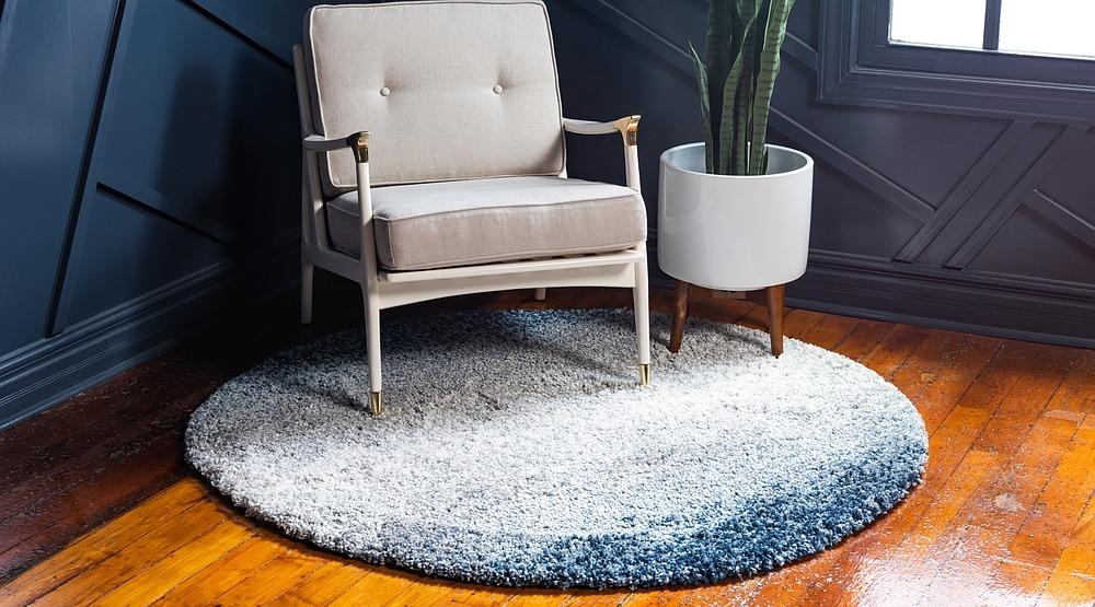 Frendorf | Velviona Gradient Shaggy Teppich | Weicher Hochflorteppich | Modernes Farbverlauf-Design