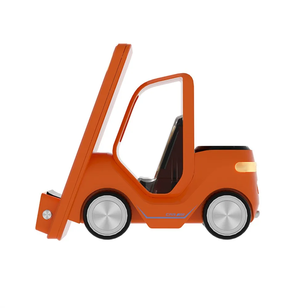 Frendorf | Auto-förmige kabellose Ladestation & LED-Wecker – 3-in-1 Schnellladung für iPhone, Apple Watch & Air Pods