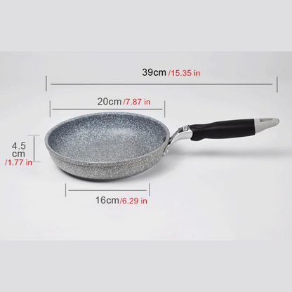 Medizinischer Stein Antihaft-Bratpfanne Wok-Pfanne Induktion Gasherd Kochgerät
