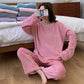 Frendorf | Winter-Pyjama-Set aus weichem Samt