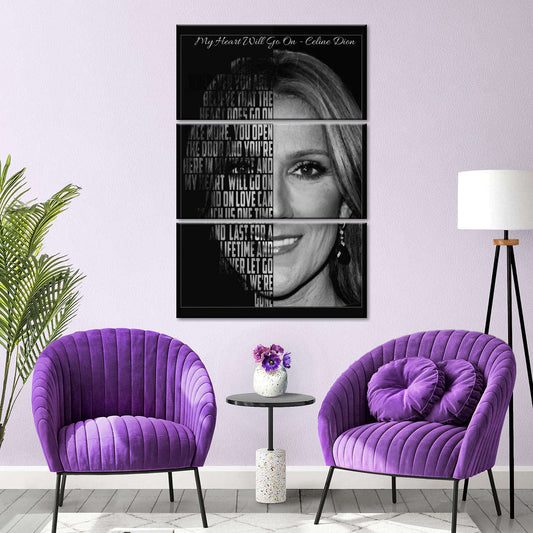 Frendorf | My Heart Will Go On Lyrics Wandkunst