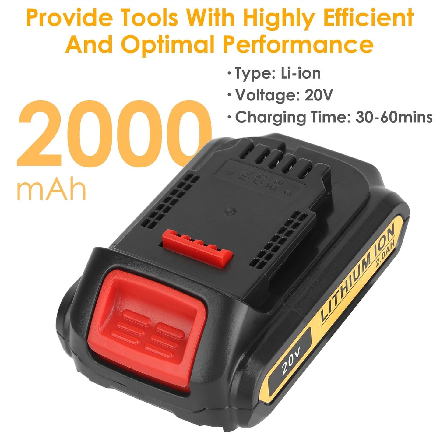 Frendorf | 20V Ersatzbatterie geeignet für Dewalt DCB