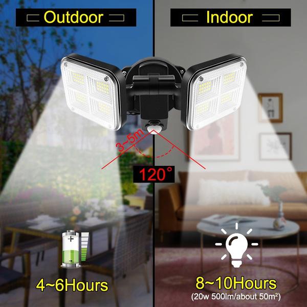 Frendorf | 20W Superhelle Solarlichter 120 LED IP65 Wasserdicht