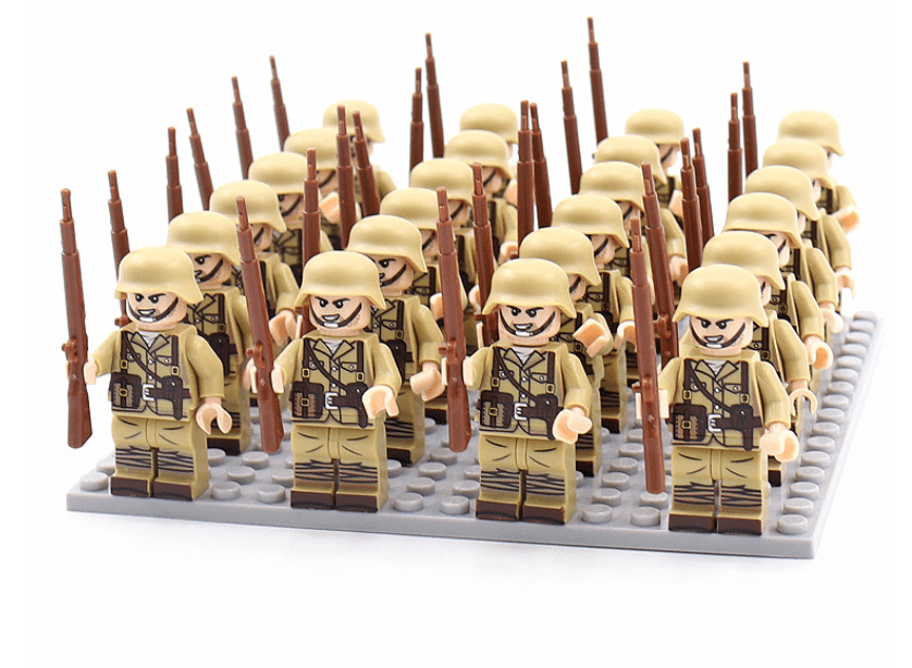 Frendorf | 21-teiliges Figur-Bauklötze-Set für Kinder & Sammler