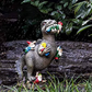 Dinosaurier fressende Gartenzwerg-Statue für Ihre Outdoor-Dekoration