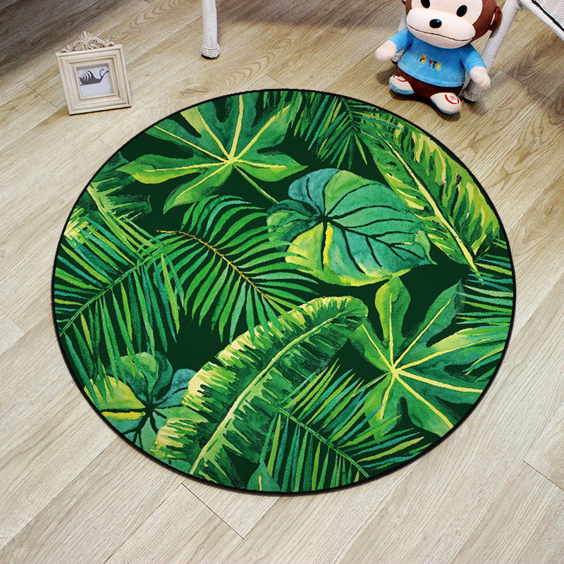 Frendorf | Multicolor Prinsessen Tapijt Polyester Botanica Dieren Tapijt Antislip Achterkant Machine Wasbaar Huisdier Vriendelijk Tapijt voor Kinderkamer
