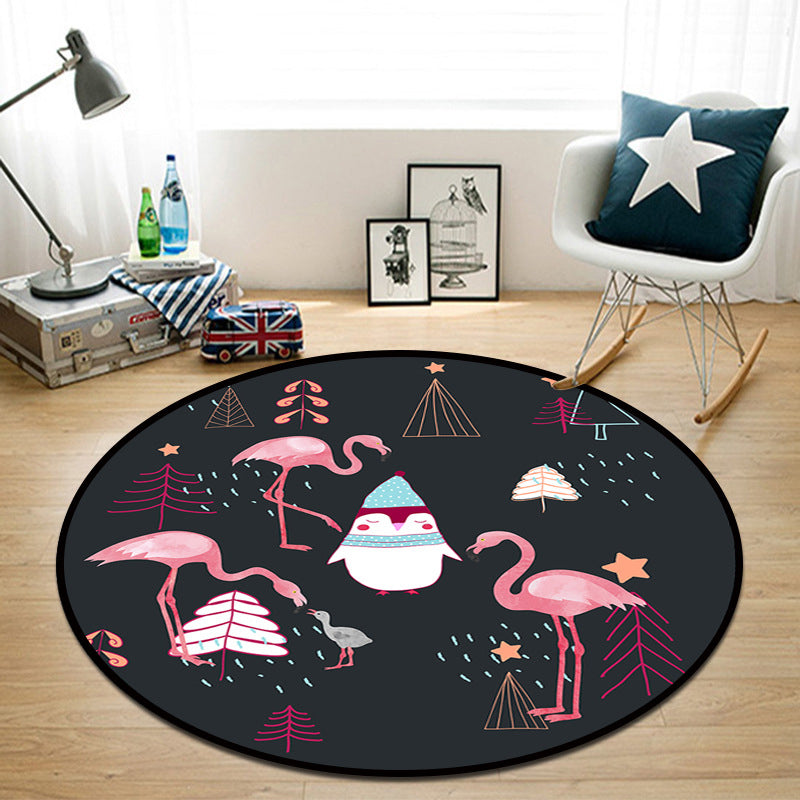 Frendorf | Mooi Multi Kleuren Cartoon Tapijt Synthetisch Scandinavisch Tapijt Antislip Machinewasbaar Vlekbestendig Vloerkleed voor Kinderkamer