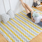 Frendorf | Zachte Dierafdruk Gequilt Tapijt Multi Color Cartoon Tapijt Katoen Gemakkelijk Onderhoud Tapijt voor Kinderkamer
