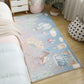 Frendorf | Babyish Multicolor Animal Rug Baumwolle Cartoon Teppich Waschbar Rutschfest Fleckenresistenter Teppich für Kinder