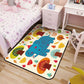 Frendorf | Kinderkunst Teken Print Tapijt Multi-Kleur Synthetisch Tapijt Antislip Huisdiervriendelijk Machinewasbaar Vloerkleed voor Kinderkamer