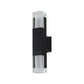 Frendorf | Rechthoekige Outdoor Wandlamp Verlichting Acryl Moderne LED Wandlamp Fixture in Zwart
