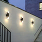 Frendorf | Rechthoekige LED Wandverlichting Hedendaagse Acryl Zwarte Wandlamp voor Balkon
