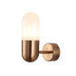 Frendorf | Kapsule Metalen Wandlamp Postmodern 1 Licht Zwart/Grijs/Wit Wandgemonteerde Lamp voor Slaapkamer
