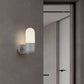 Frendorf | Kapsule Metalen Wandlamp Postmodern 1 Licht Zwart/Grijs/Wit Wandgemonteerde Lamp voor Slaapkamer