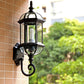 Frendorf | Vogelkooi Schaduw Helder Glas Muurverlichting Rustiek 1 Lampe Innenhof Wand Lichtarmatur