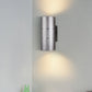 Frendorf | Tubular LED Op- en Neer Wandlamp Modern Metaal 1 Licht Zwart/Grijs/Goud Wandlamp voor Badkamer
