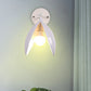 Blooming Bud Wandlampe Moderner Metall 1 Licht Schwarz/Weiß Wandmontierte Lampe für das Wohnzimmer