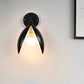 Blooming Bud Wandlampe Moderner Metall 1 Licht Schwarz/Weiß Wandmontierte Lampe für das Wohnzimmer