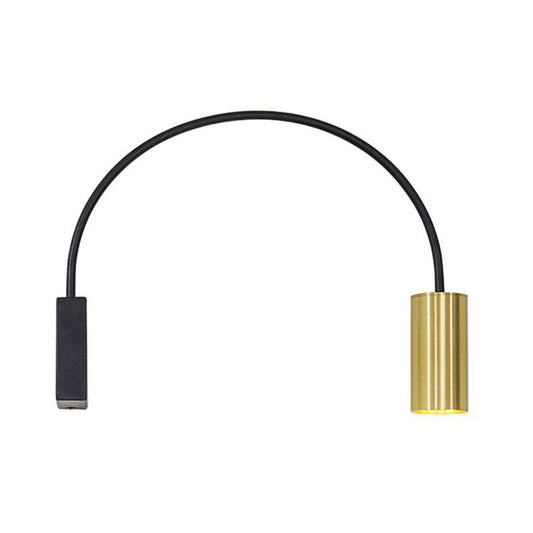 Frendorf | Bogen Wohnzimmer LED Wandmontage Licht Metallische Postmoderne WandbeleuchtungFixture