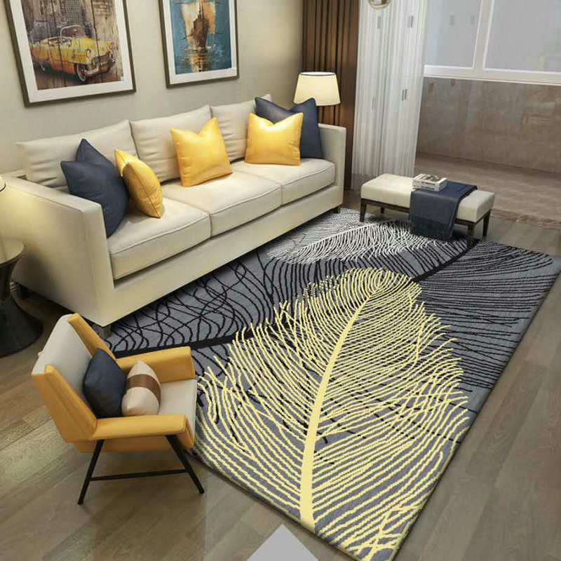 Frendorf | Betoverend Postmodern Tapijt Multikleur Botanisch Geometrisch Tapijt Wasbaar Huisdiervriendelijk Antislip Tapijt voor Thuisdecoratie