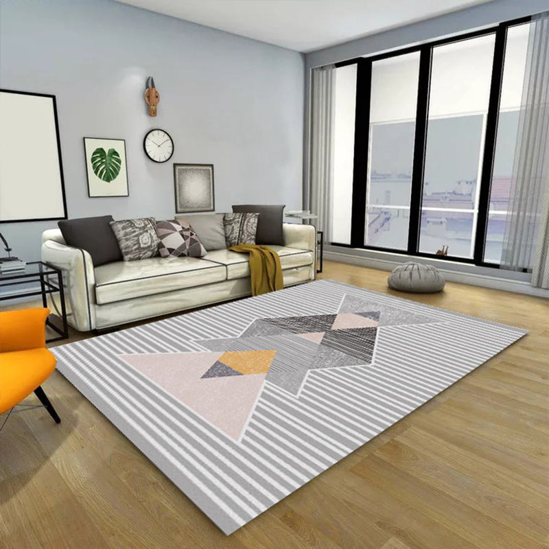 Frendorf | Betoverend Postmodern Tapijt Multikleur Botanisch Geometrisch Tapijt Wasbaar Huisdiervriendelijk Antislip Tapijt voor Thuisdecoratie