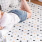 Frendorf | Zachte Dierafdruk Gequilt Tapijt Multi Color Cartoon Tapijt Katoen Gemakkelijk Onderhoud Tapijt voor Kinderkamer