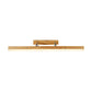 Frendorf | Lineare Vanity Light Zeitgenössische Holz Led Beige Wandmontierte Vanity Lampe in Weiß/Warmlicht, 16"/23,5"/31,5" Breit
