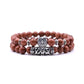 Frendorf | Eule Charme Naturstein-Armband