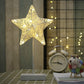 Frendorf | Artistieke Geometrische LED Tafellamp Rieten Bedlamp Batterij Nachtkastlamp in Beige