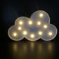 Frendorf | Kids Style Wolkenvormige Batterijlamp Plastic Slaapkamer LED Nachtkastje Verlichting