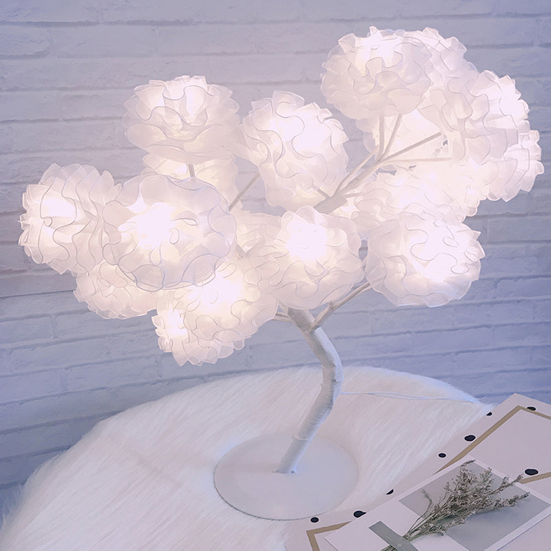 Frendorf | Boomvormige USB Tafel Lamp Kinderen Stijl Plastic Woonkamer LED Nachtkast Verlichting