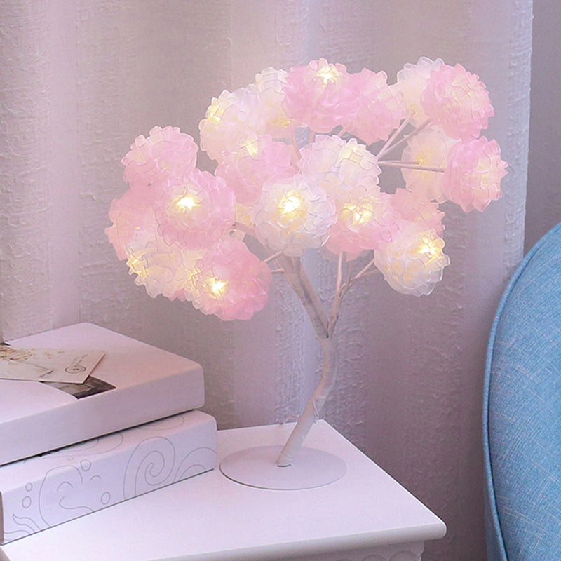 Frendorf | Boomvormige USB Tafel Lamp Kinderen Stijl Plastic Woonkamer LED Nachtkast Verlichting