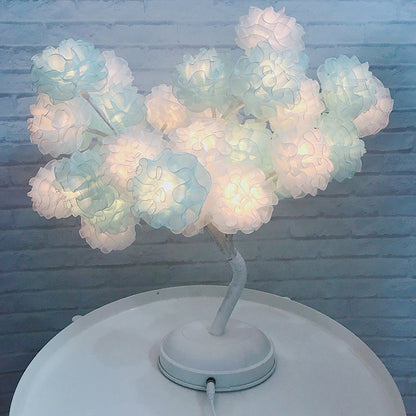 Frendorf | Boomvormige USB Tafel Lamp Kinderen Stijl Plastic Woonkamer LED Nachtkast Verlichting