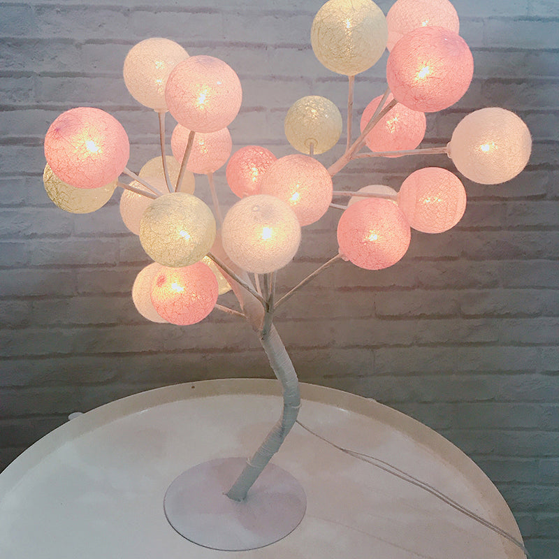 Frendorf | Boomvormige USB Tafel Lamp Kinderen Stijl Plastic Woonkamer LED Nachtkast Verlichting