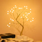 Frendorf | Tree Branch Battery Nachttischlampe Dekorative Kunststoff Mädchen Schlafzimmer LED Tischlicht