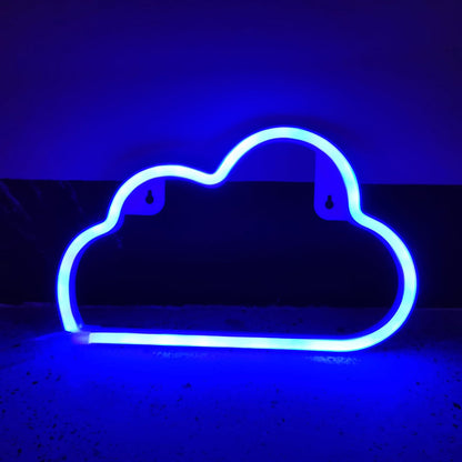 Frendorf | Plastik Wolkenförmige Batterie Wandlampe Weiße LED Nachtbeleuchtung Ideen für Kinder Schlafzimmer