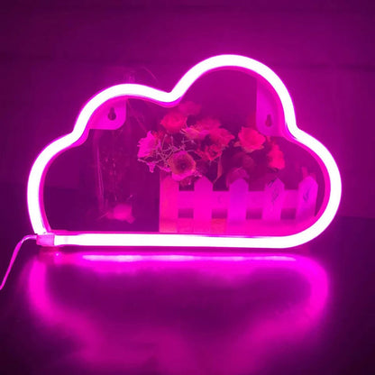 Frendorf | Plastik Wolkenförmige Batterie Wandlampe Weiße LED Nachtbeleuchtung Ideen für Kinder Schlafzimmer