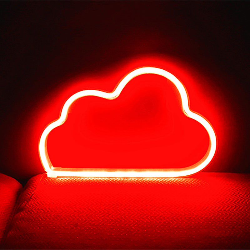 Frendorf | Plastik Wolkenförmige Batterie Wandlampe Weiße LED Nachtbeleuchtung Ideen für Kinder Schlafzimmer