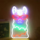 Plastik Cartoon-förmige USB-Wandbeleuchtung Künstliche LED-Neon-Nachtlicht für das Wohnzimmer