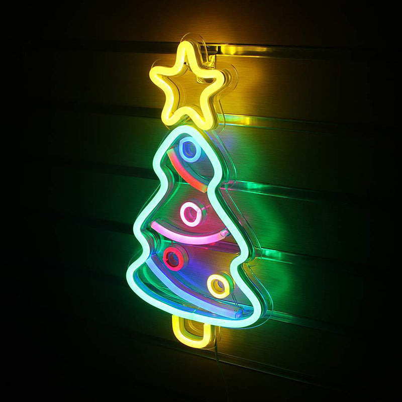 Plastik Cartoon-förmige USB-Wandbeleuchtung Künstliche LED-Neon-Nachtlicht für das Wohnzimmer