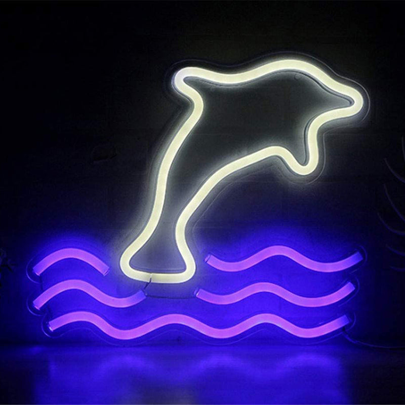 Plastik Cartoon-förmige USB-Wandbeleuchtung Künstliche LED-Neon-Nachtlicht für das Wohnzimmer