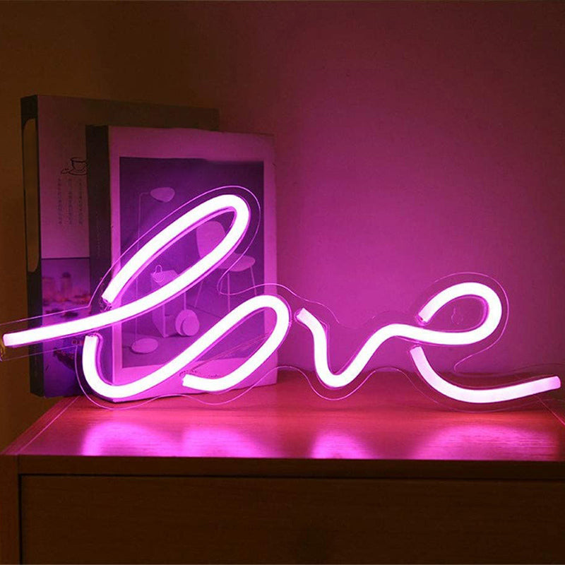Plastik Cartoon-förmige USB-Wandbeleuchtung Künstliche LED-Neon-Nachtlicht für das Wohnzimmer