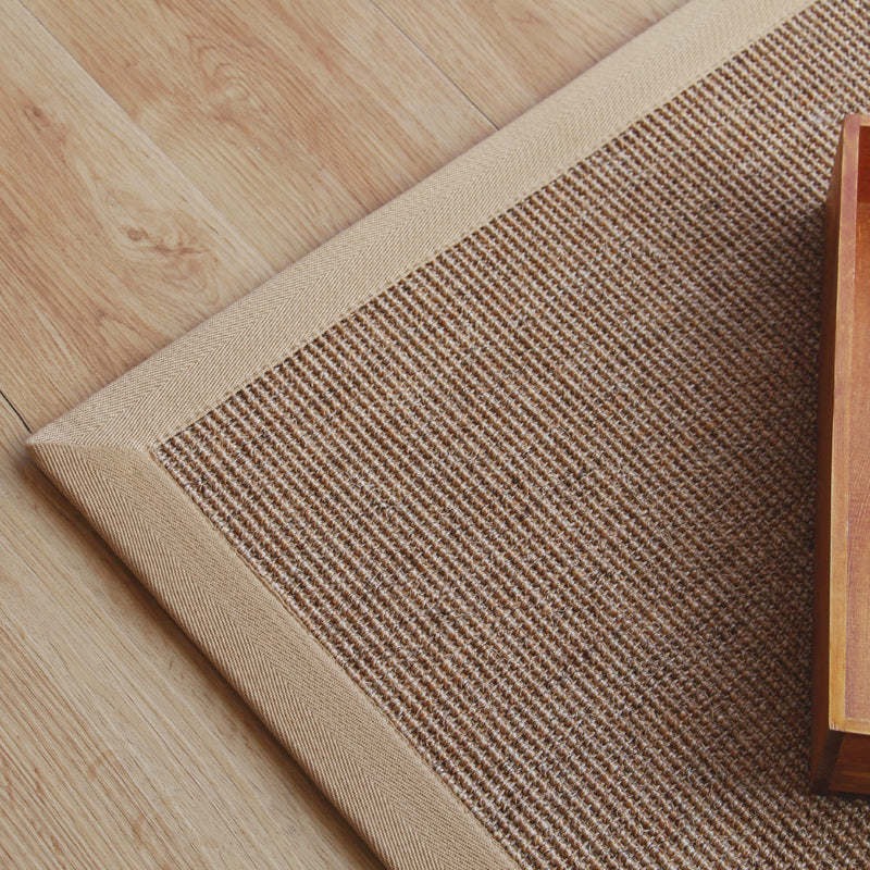 Frendorf | Beige Rustiek Vloerkleed Sisal Effen Kleur Vloerkleed Wasbaar Antislip Huisdier Vriendelijk Vloerkleed voor Slaapkamer